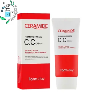 سی سی کرم سرامید فارم استی Farm Stay Ceramide Firming Facial CC Cream