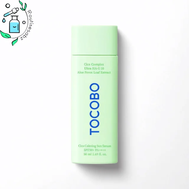 ضد آفتاب فلوئیدی تسکین دهنده پوست توکوبو Tocobo Cica Calming Sun Serum SPF50+ PA++++